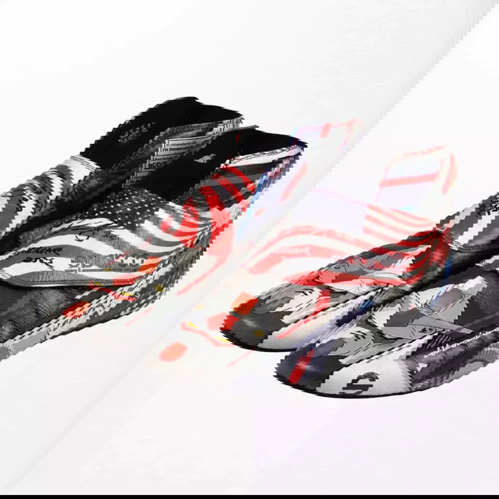 2022 Conor Daly Ed Carpenter Racing IndyCar Boots - Speedxcrafts