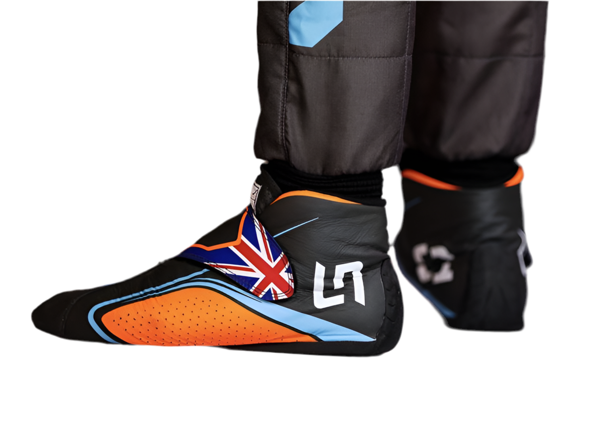 2022 Lando Norris McLaren F1 Race Boots - Speedxcrafts