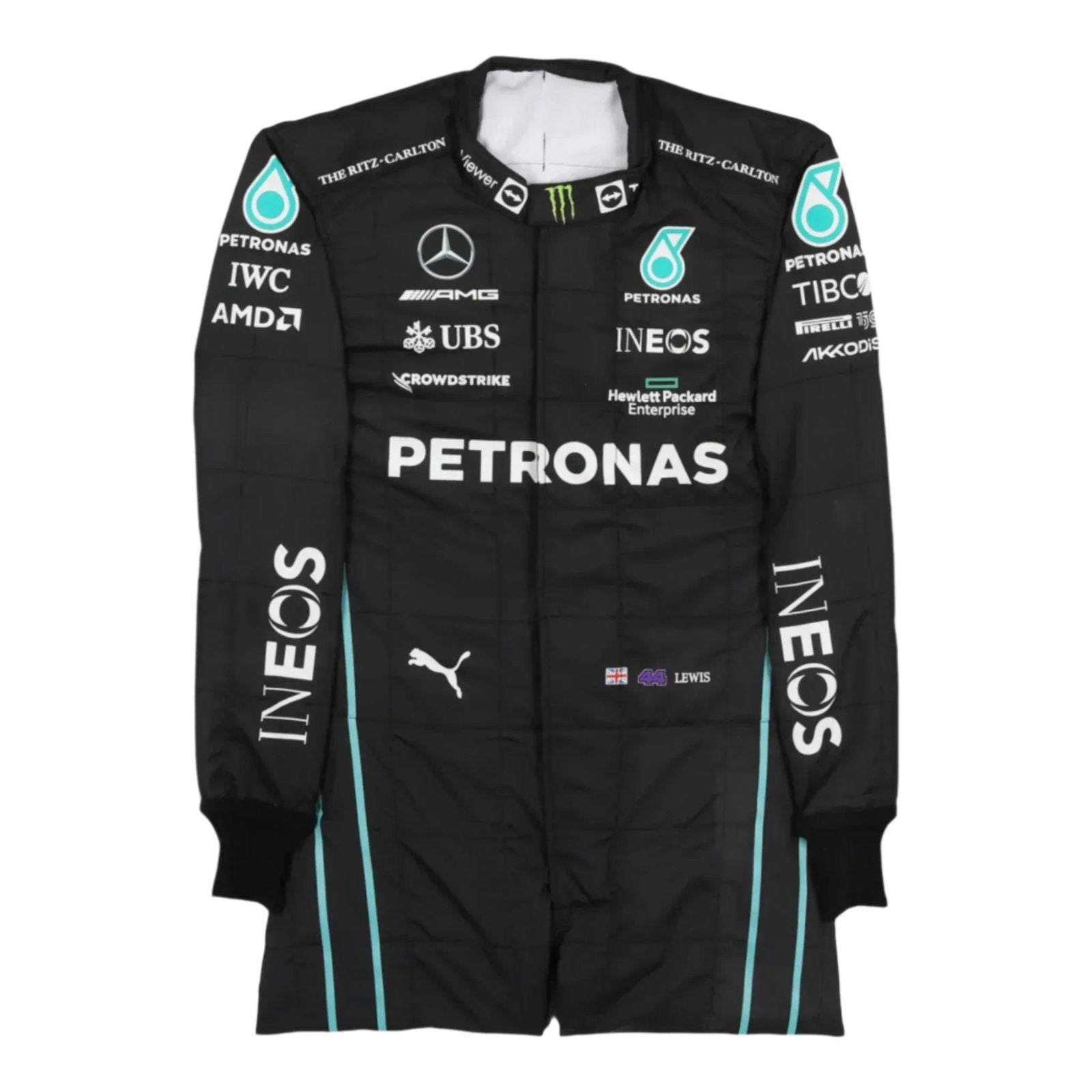 2022 Lewis Hamilton Mercedes-AMG Petronas F1 Team Replica Race Suit - Speedxcrafts