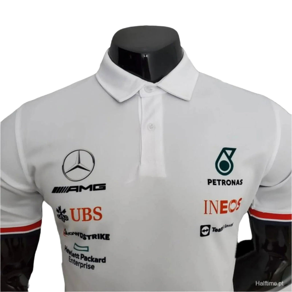 2022 Mercedes Formula One Polo Shirt - Official Team Merchandise
