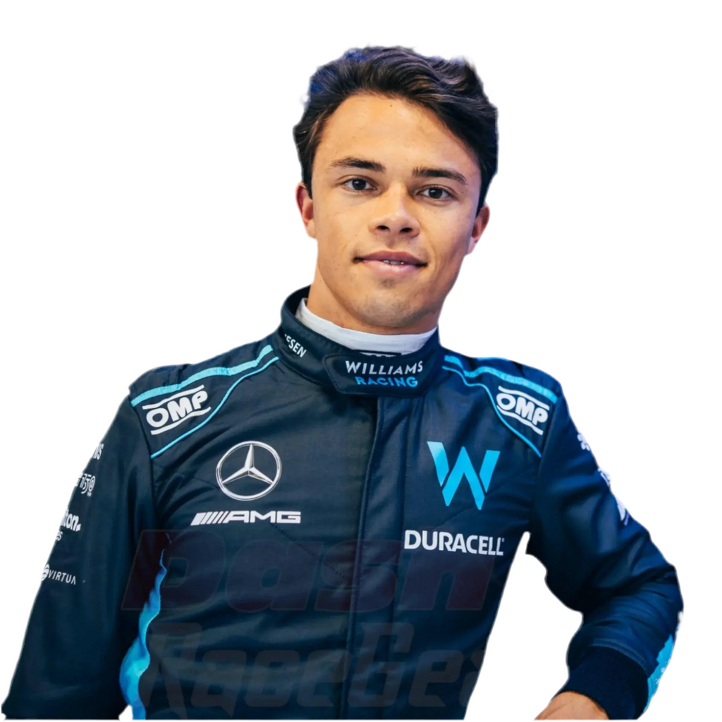 2022 Nyck de Vries Williams Racing F1 Race Suit _ Italian Grand Prix - Speedxcrafts