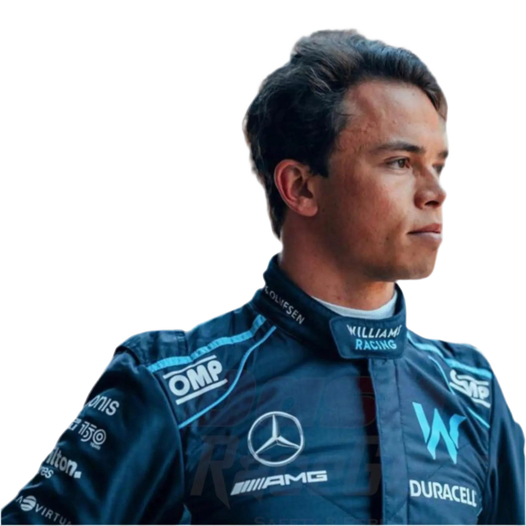 2022 Nyck de Vries Williams Racing F1 Race Suit _ Italian Grand Prix - Speedxcrafts