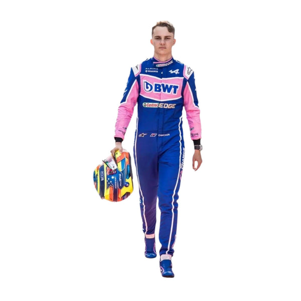 2022 Oscar Piastri BWT Alpine F1 Race suit - Speedxcrafts