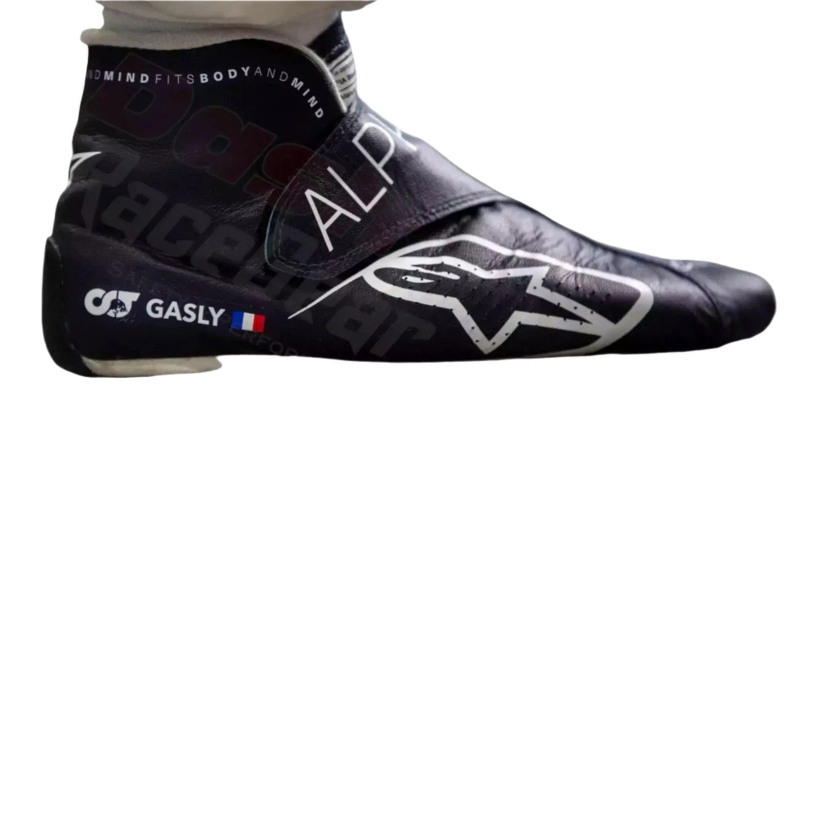 2022 Pierre Gasly Alphatauri Scuderia F1 Race Boots - Speedxcrafts