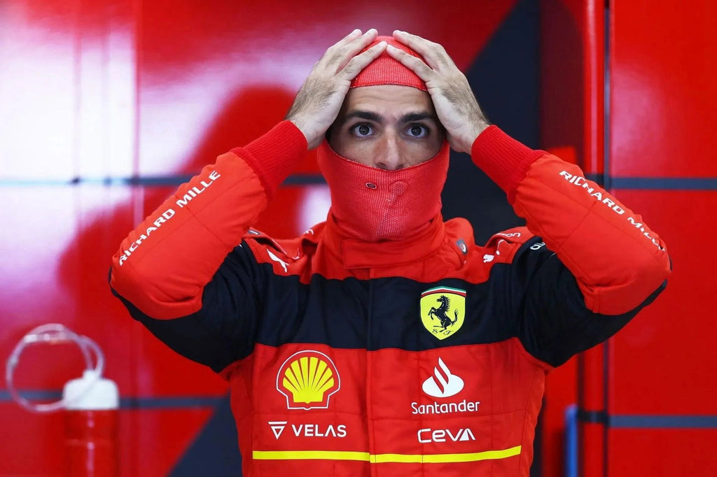 2022 Scuderia Ferrari Carlos Sainz F1 Race Suit - Speedxcrafts