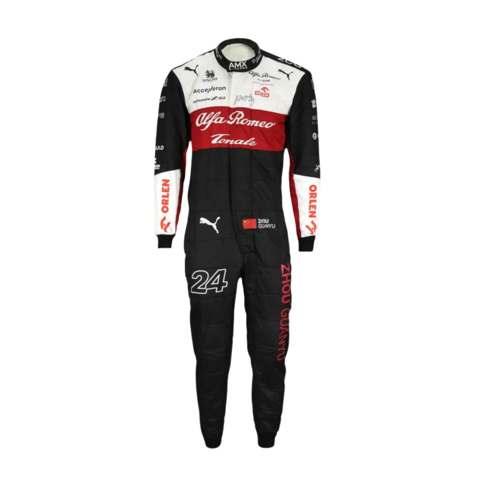 2022 Zhou Guanyu Alfa Romeo F1 Team Race Suit - Speedxcrafts