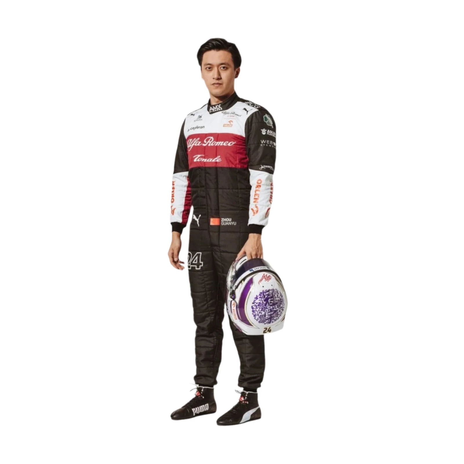 2022 Zhou Guanyu Alfa Romeo F1 Team Race Suit - Speedxcrafts