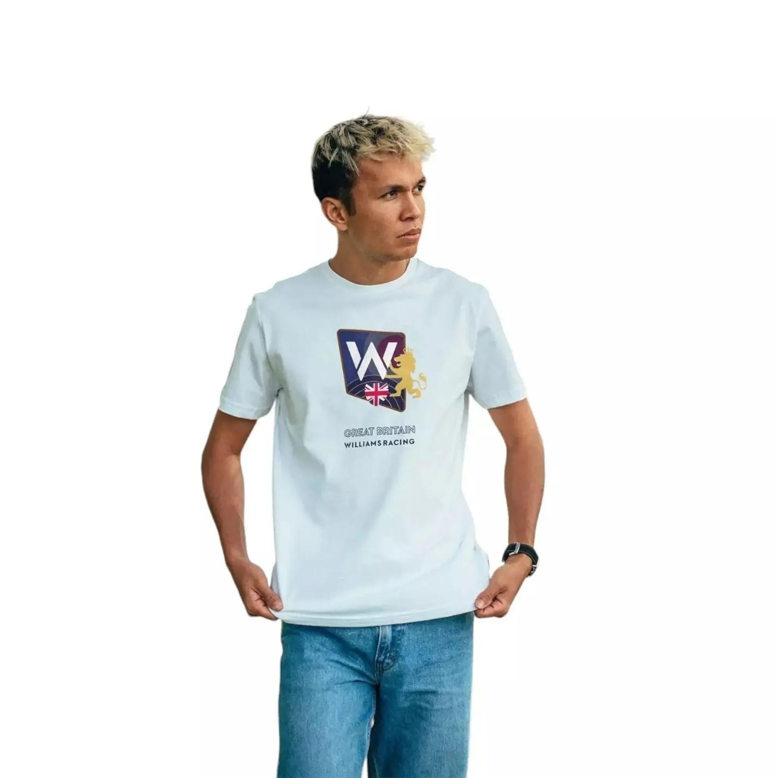 2023 Adult Great Britain Race T-Shirt White - Speedxcrafts