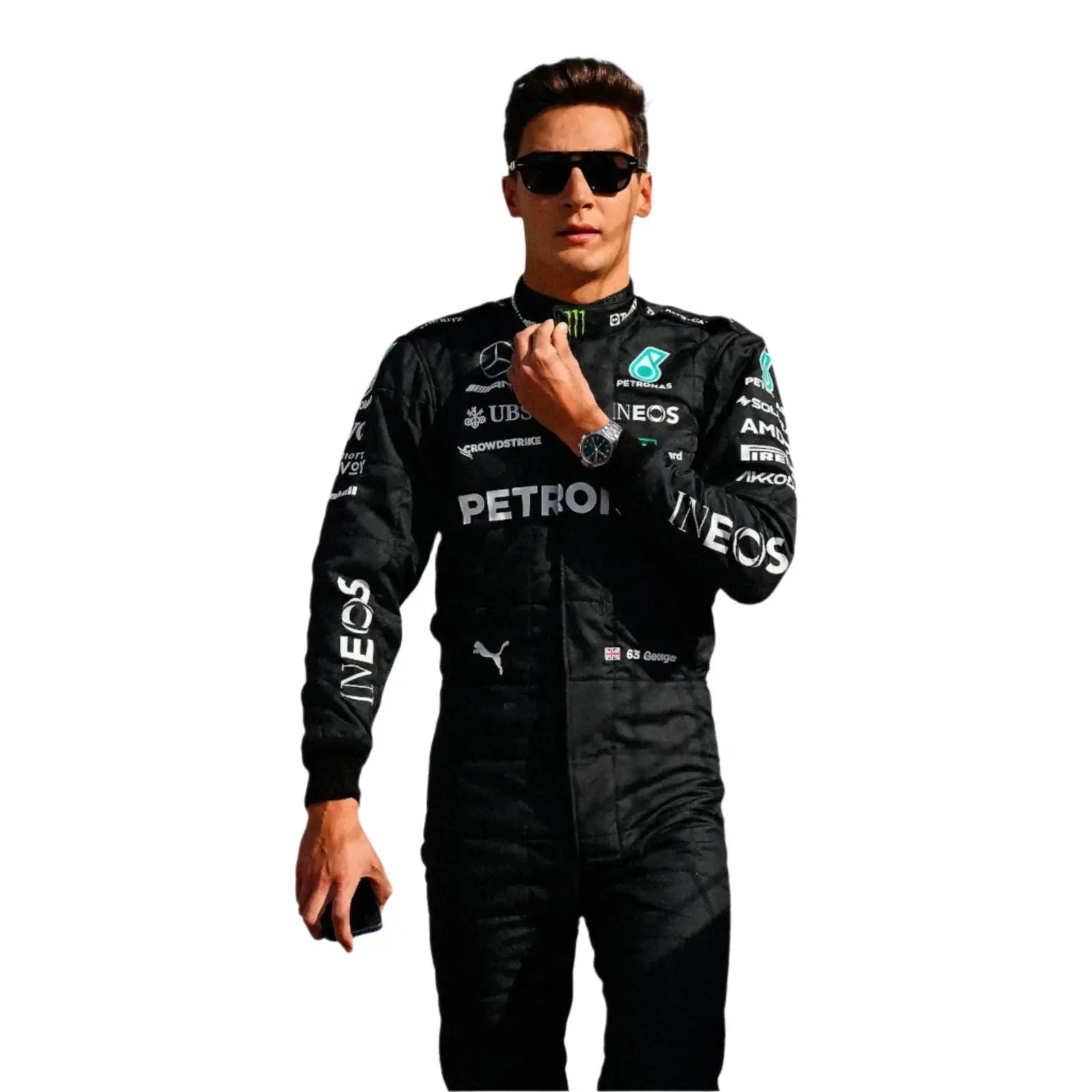 2023 George Russell Mercedes AMG F1 Race Suit - Speedxcrafts