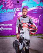 2023 Kevin Magnussen Haas F1 Team Race Suit -  Miami GP - Speedxcrafts