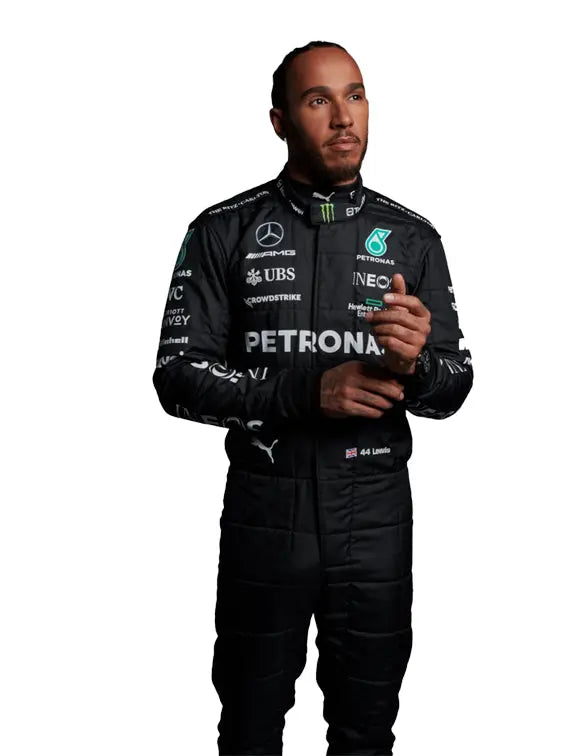 2023 Lewis Hamilton Replica Race Suit - Mercedes-AMG Petronas F1 - Speedxcrafts
