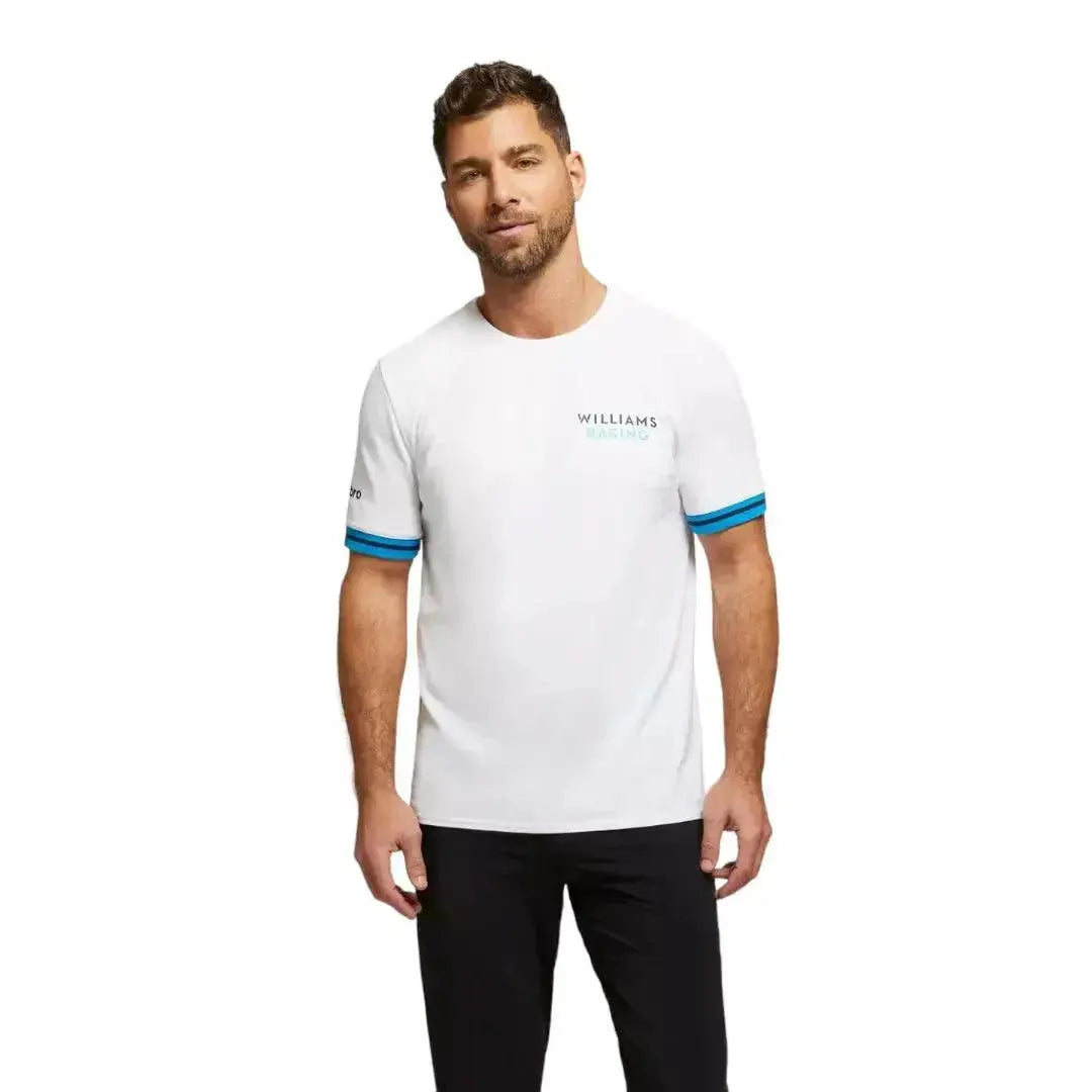 2023 Men's Off Track Presentation Tee White Williams Racing - Speedxcrafts