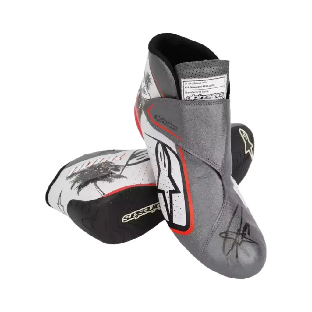 2023 NICO HÜLKENBERG HAAS F1 TEAM WEEKEND WORN RACE BOOTS - MIAMI GP - Speedxcrafts