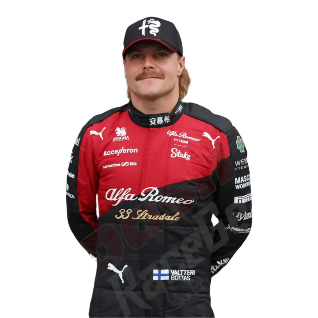 2023 VALTTERI BOTTAS ALFA ROMEO RACE SUIT - ITALIAN GP - Speedxcrafts