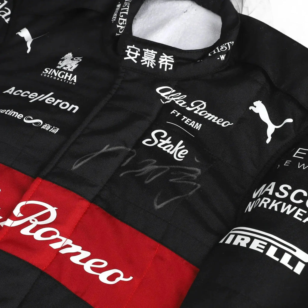 2023 Zhou Guanyu Alfa Romeo F1 Team Stake Replica Race Suit - Speedxcrafts