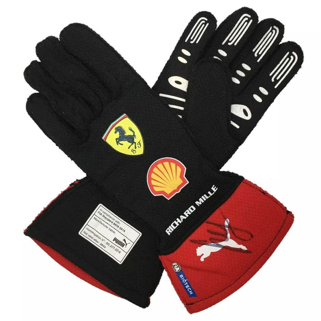 2023 Carlos Sainz Ferrari F1 Race Gloves - Speedxcrafts