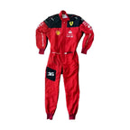 2023 Charles Leclerc Scuderia Ferrari F1 Embroidered Racing Suit - Official Team Gear - Speedxcrafts