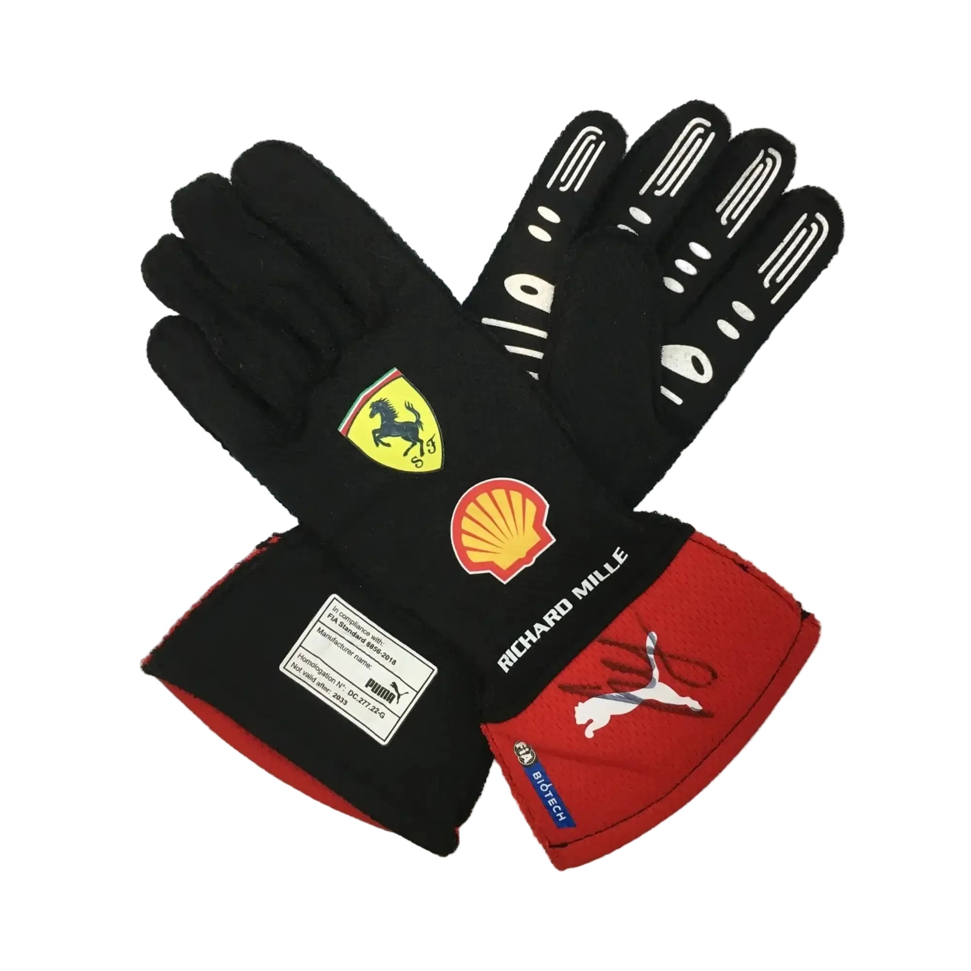 2023 Charles Leclerc Scuderia Ferrari F1 Gloves - Speedxcrafts