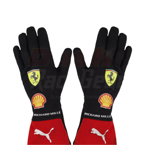 2023 Charles Leclerc Scuderia Ferrari F1 Gloves - Speedxcrafts