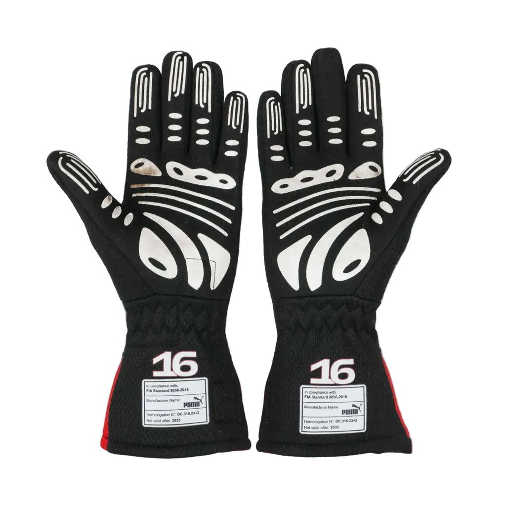 2023 Charles Leclerc Scuderia Ferrari F1 Gloves - Speedxcrafts