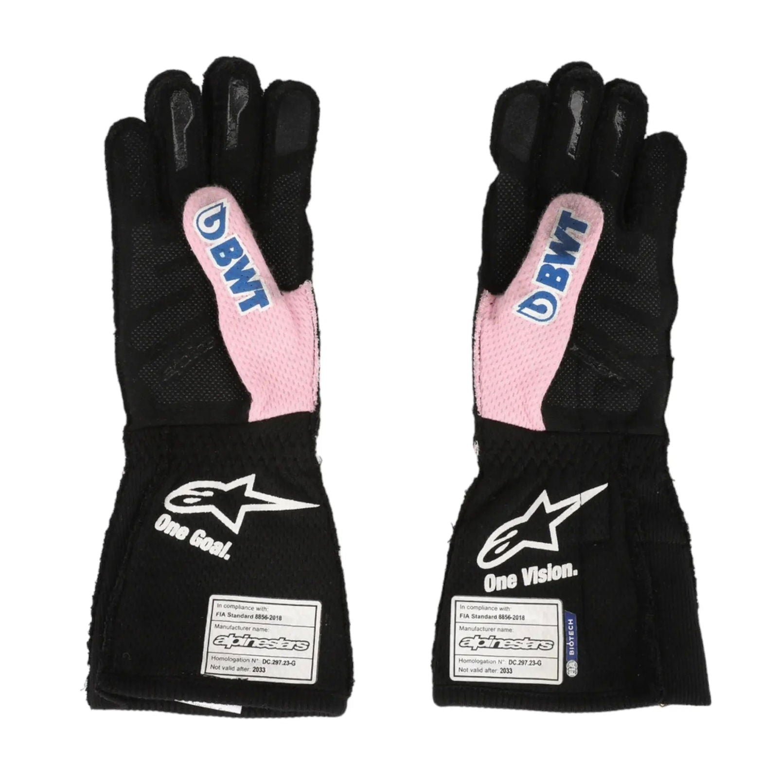2023 ESTEBAN OCON WEEKEND WORN RACE GLOVES - MIAMI GP - Speedxcrafts