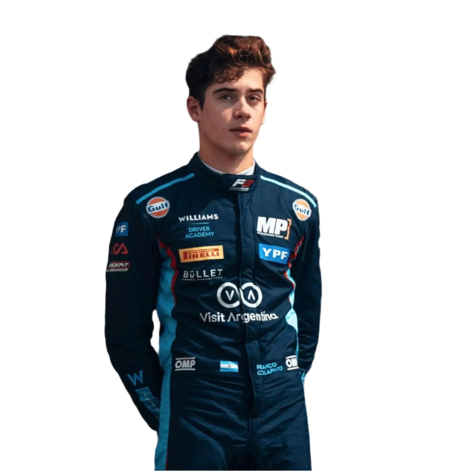 2023 Franco Colapinto MP Motorsport Suit - Speedxcrafts