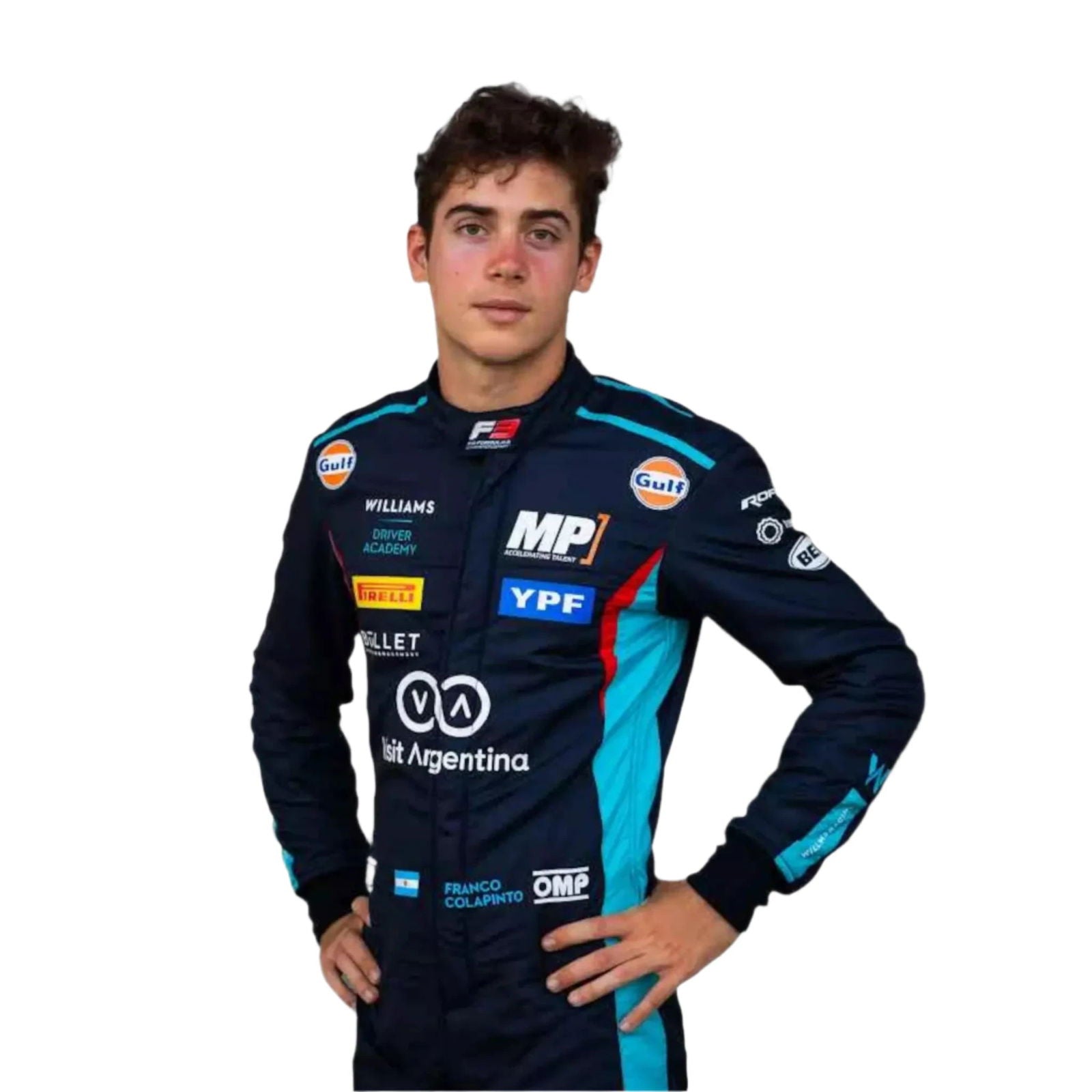 2023 Franco Colapinto MP Motorsport Suit - Speedxcrafts