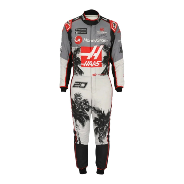 2023 Kevin Magnussen Haas F1 Team Race Suit -  Miami GP - Speedxcrafts