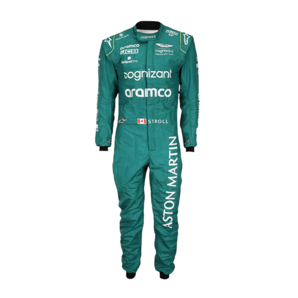 2023 LANCE STROLL ASTON MARTIN F1 RACE SUIT - Speedxcrafts