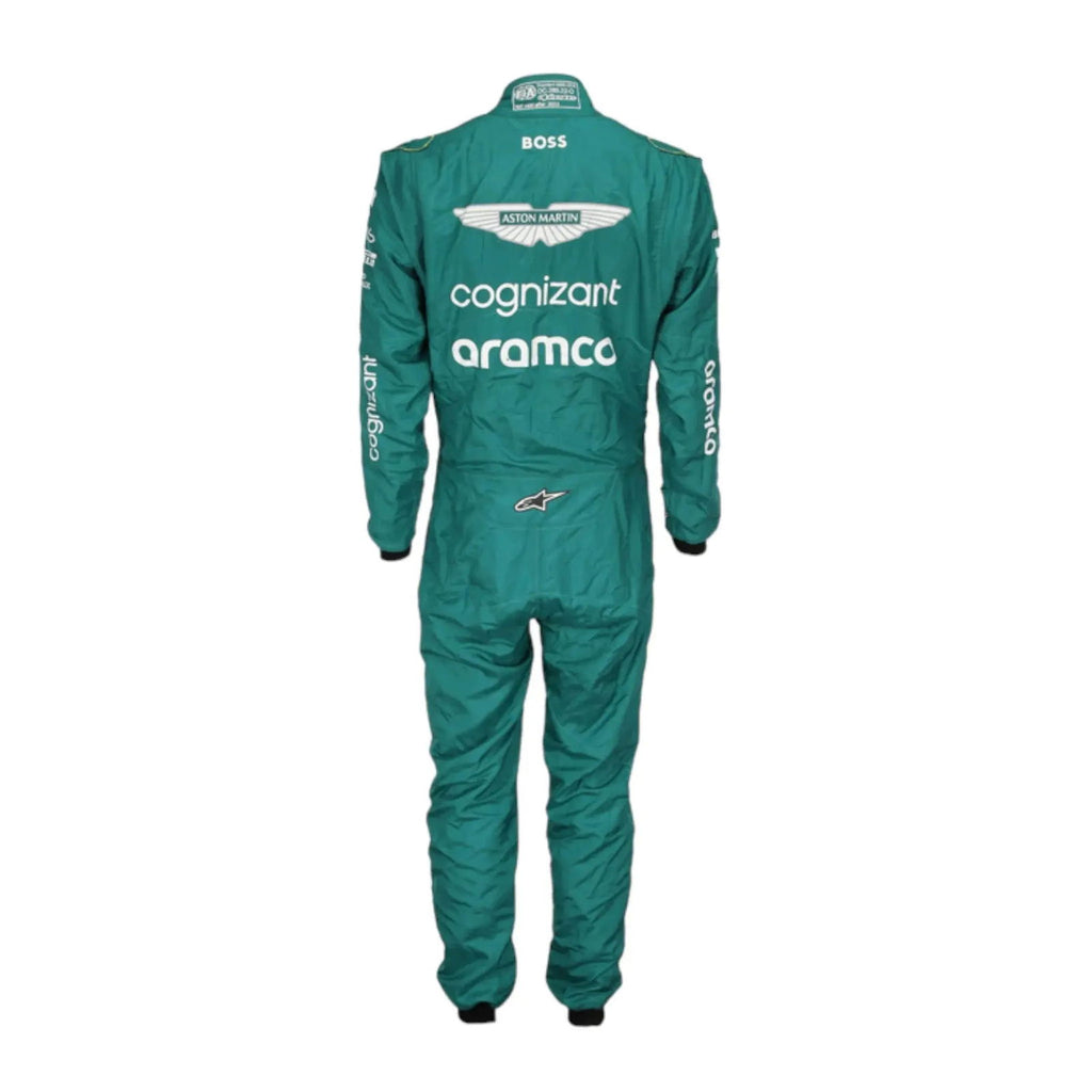 2023 LANCE STROLL ASTON MARTIN F1 RACE SUIT - Speedxcrafts