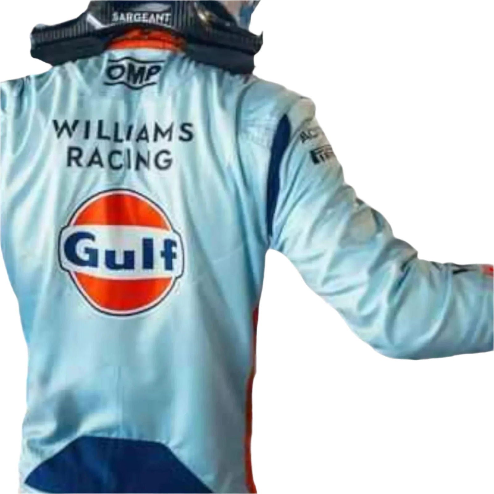 2023 Logan Sargeant Gulf F1 Race Suit Singapore GP - Speedxcrafts