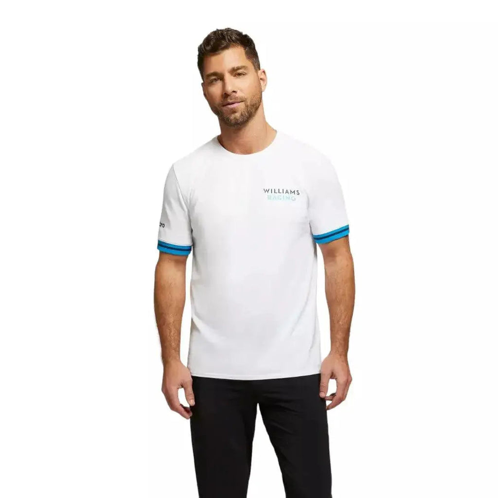 2023 Men's Off Track Presentation Tee White Williams Racing - Speedxcrafts