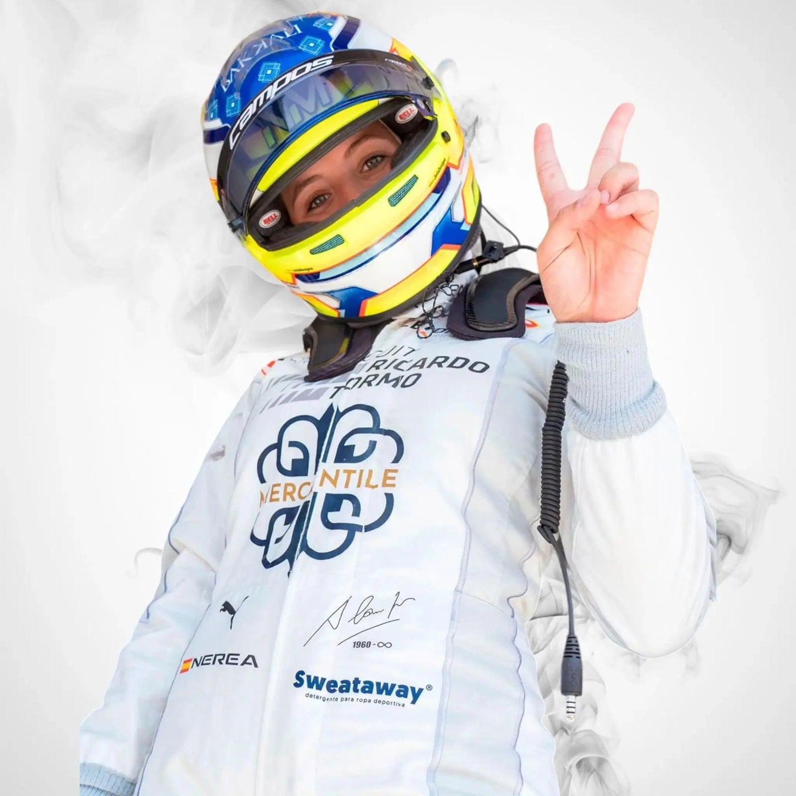 2023 Nerea Martí Race Suit Mercantile Campos Racing - Speedxcrafts