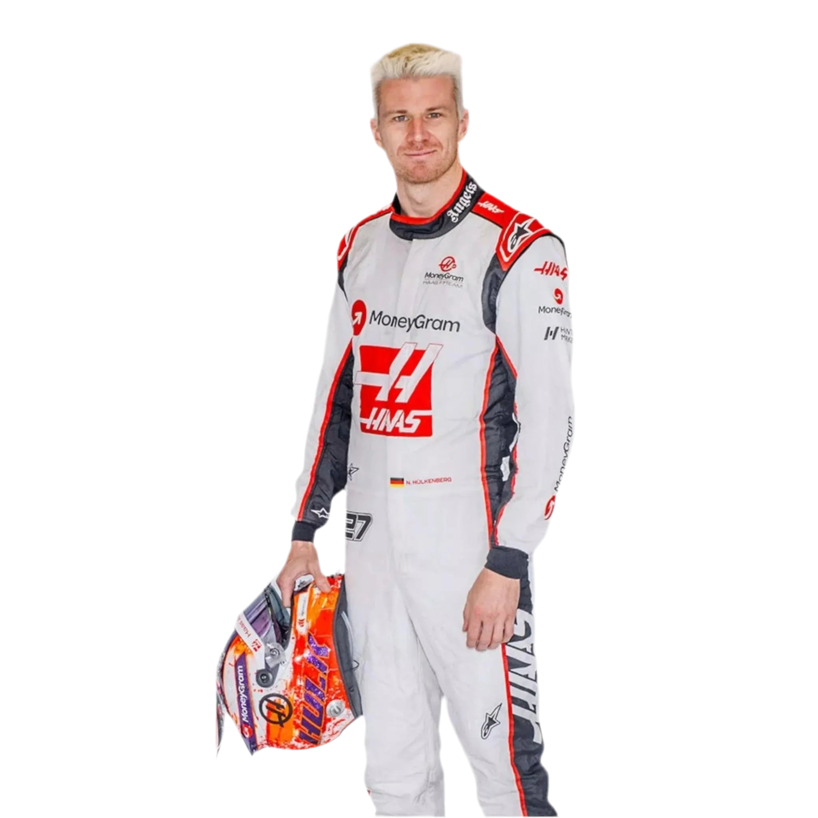 2023 Nico Hulkenberg Haas F1 Race Suits - Las Vegas - Speedxcrafts