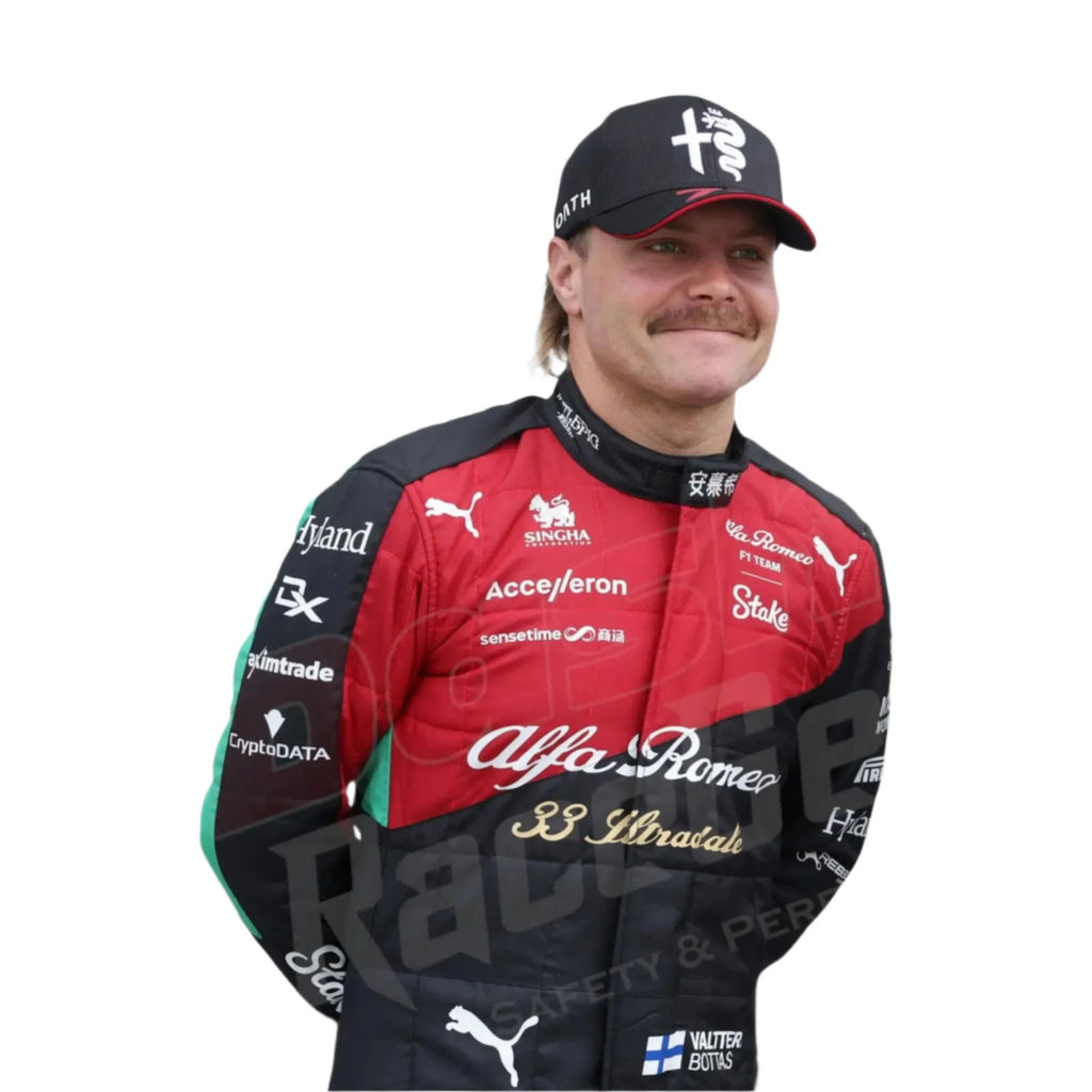 2023 VALTTERI BOTTAS ALFA ROMEO RACE SUIT - ITALIAN GP - Speedxcrafts