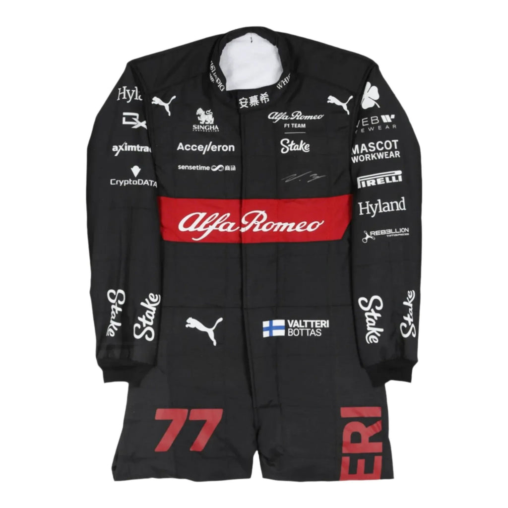 2023 Valtteri Bottas Alfa Romeo F1 Team Stake Replica Race Suit - Speedxcrafts