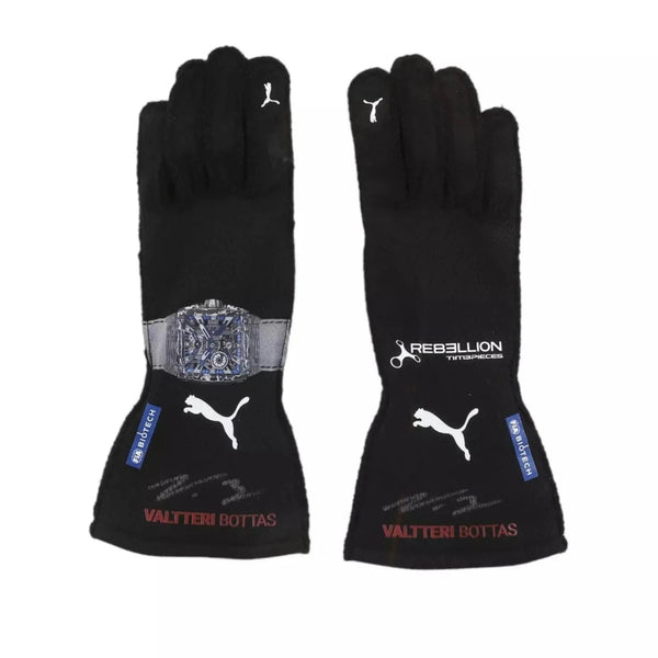 2023 Valtteri Bottas Replica Alfa Romeo F1 Race Gloves - Speedxcrafts
