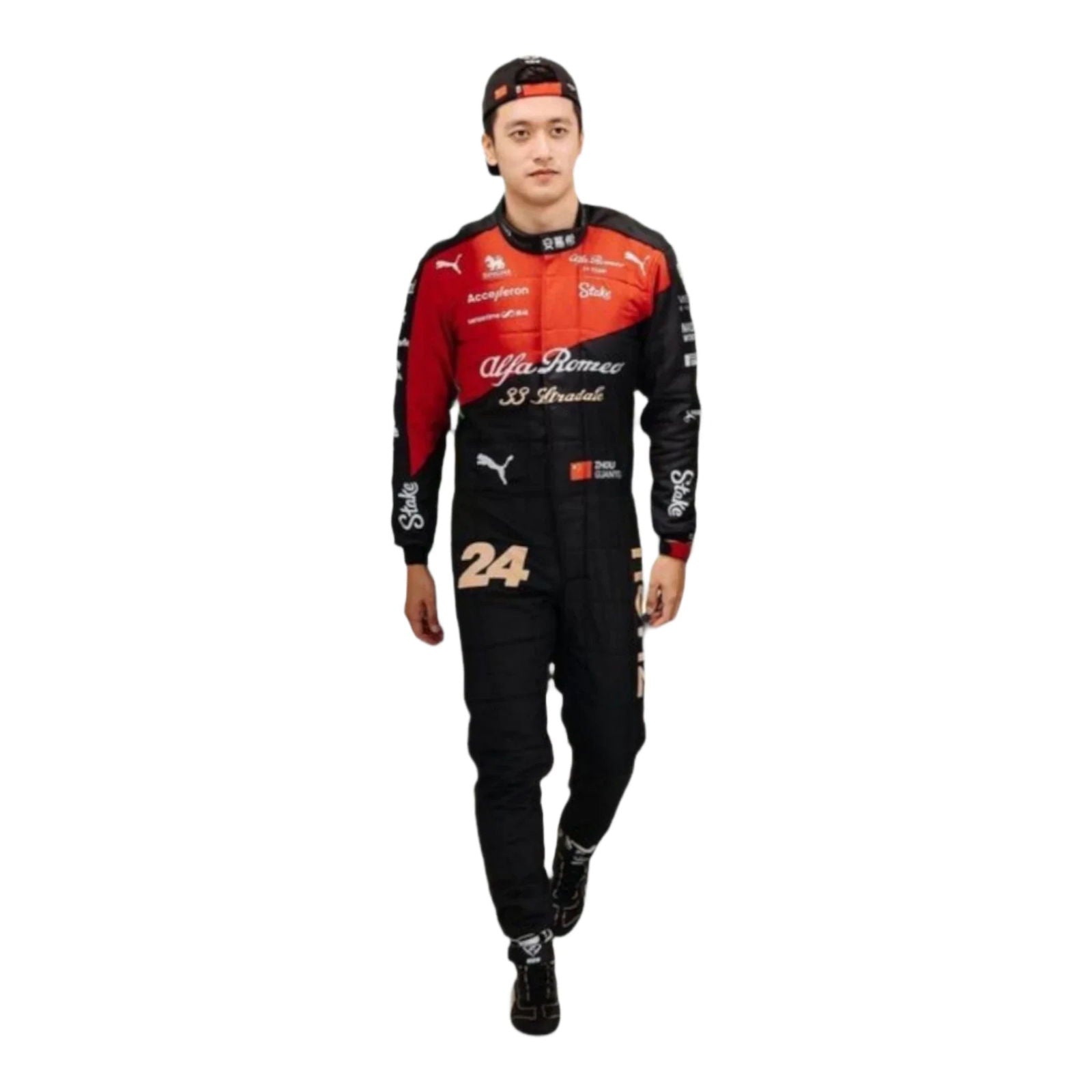 2023 Zhou Guanyu Alfa Romeo F1 Race Suit - Speedxcrafts