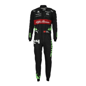 2023 Zhou Guanyu Alfa Romeo F1 Team Racing Suit– Belgian GP - Speedxcrafts