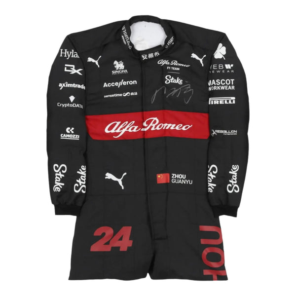 2023 Zhou Guanyu Alfa Romeo F1 Team Stake Replica Race Suit - Speedxcrafts