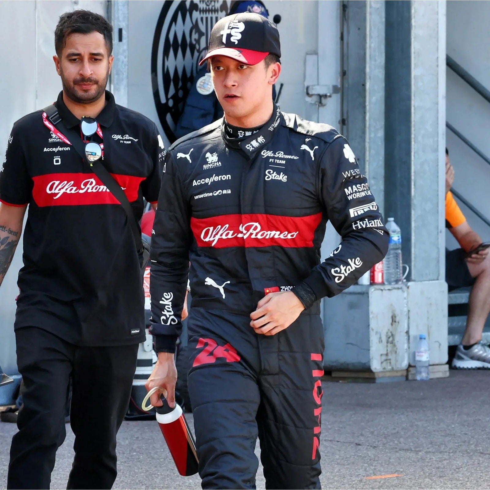 2023 Zhou Guanyu Alfa Romeo F1 Team Stake Replica Race Suit - Speedxcrafts