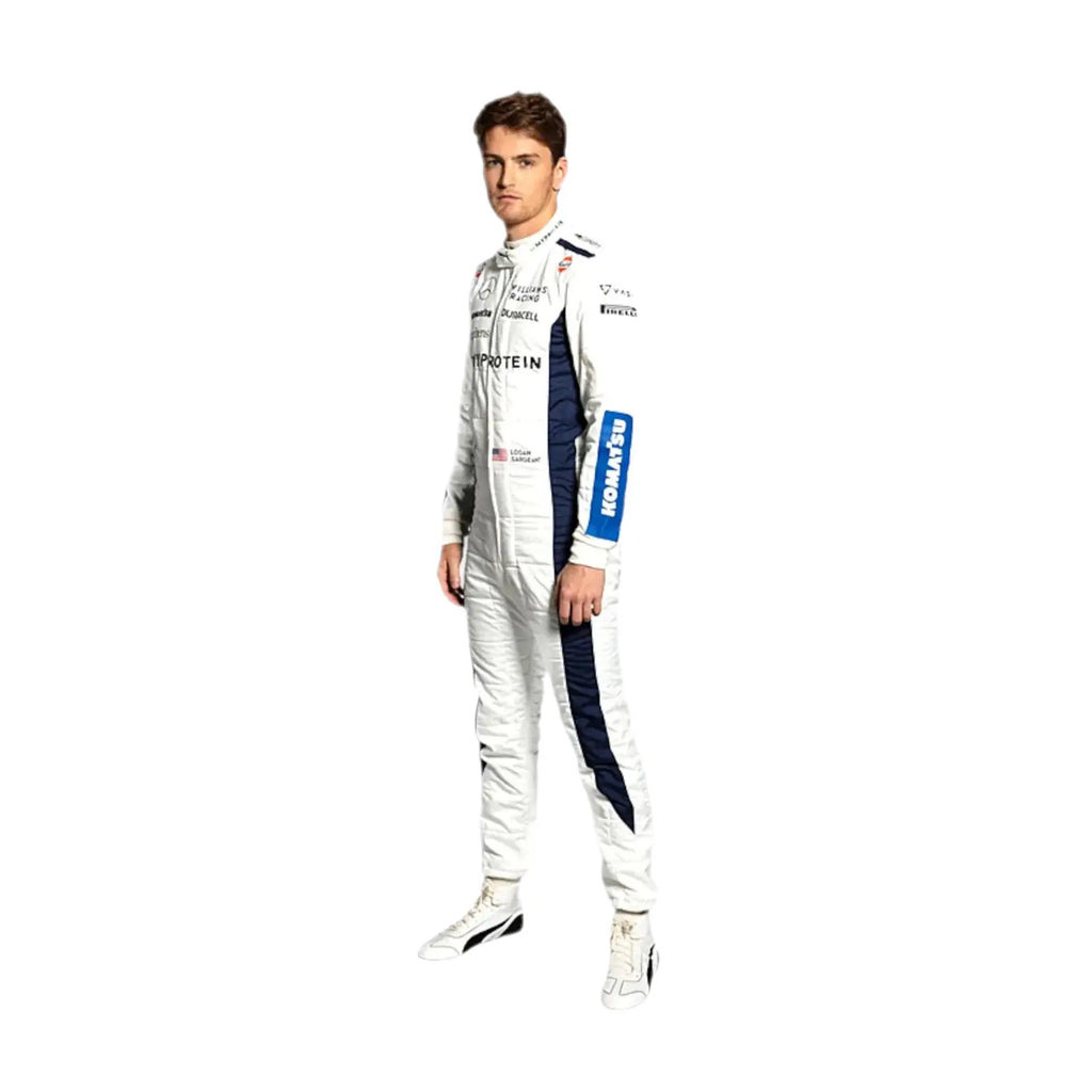 2024 Alex Albon Logan Sargeant Williams F1 Team Race Suit - Speedxcrafts