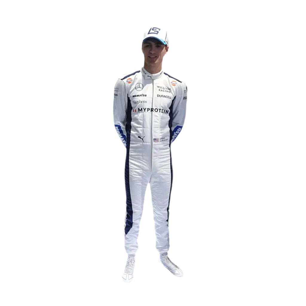 2024 Alex Albon Logan Sargeant Williams F1 Team Race Suit - Speedxcrafts