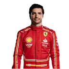 2024 Carlos Sainz Jr. Replica Race Suit | Scuderia Ferrari F1 Team - Speedxcrafts