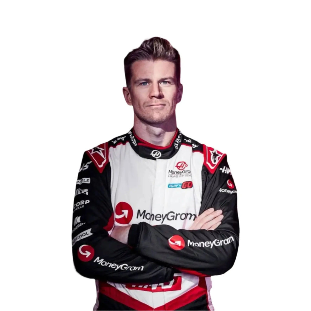 2024 Kevin Magnussen Nico Hulkenberg Haas F1 Team Race Suit - Speedxcrafts