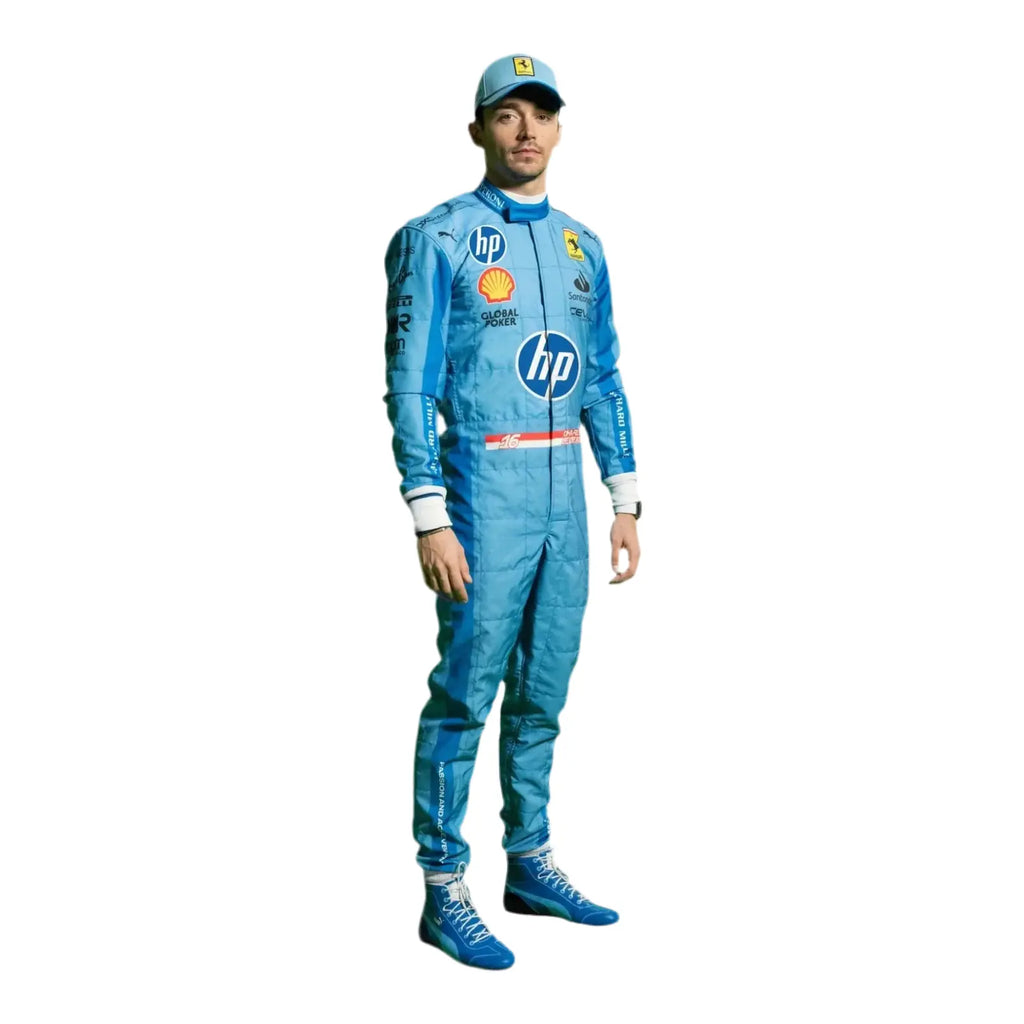 2024 Scuderia Ferrari Replica Race Suit | HP Miami Grand Prix - Speedxcrafts