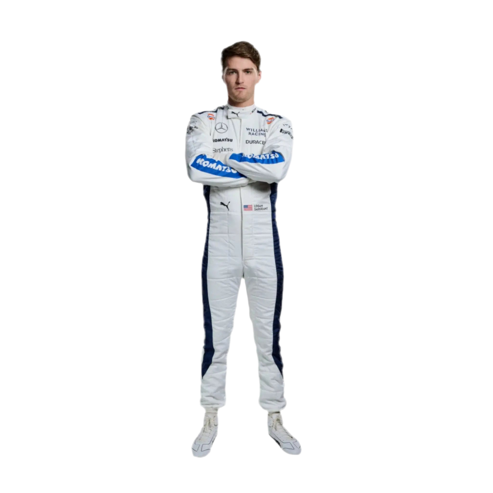 2024 Alex Albon Logan Sargeant Williams F1 Team Race Suit - Speedxcrafts