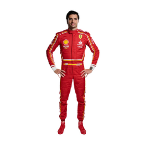 2024 Carlos Sainz Jr. Replica Race Suit | Scuderia Ferrari F1 Team - Speedxcrafts