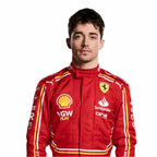 2024 Charles Leclerc Replica Race Suit | Scuderia Ferrari Team Gear - Speedxcrafts