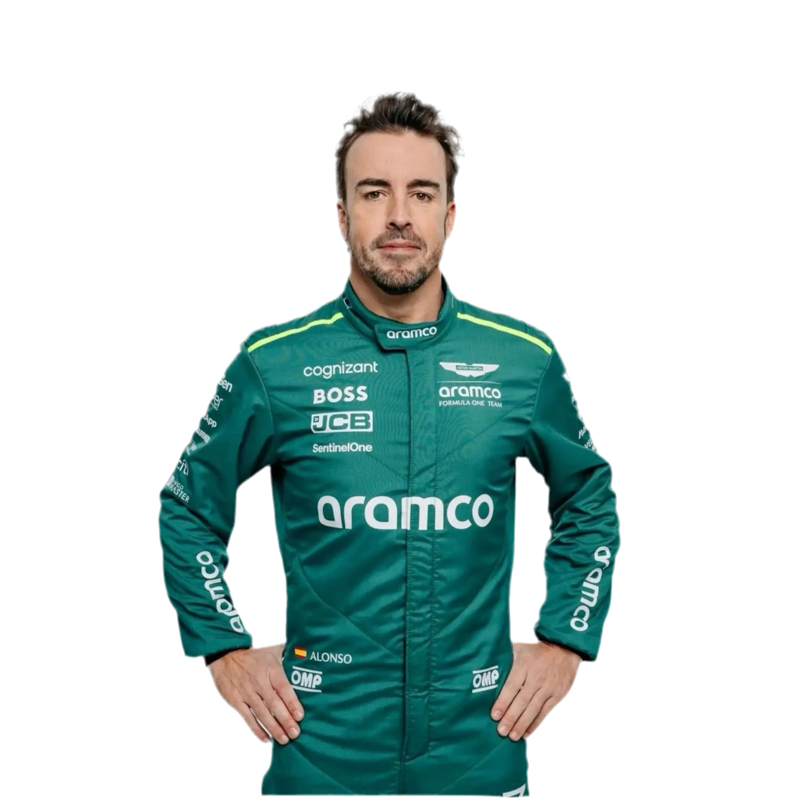 2024 Fernando Alonso Replica Race Suit | Aston Martin F1 Team Gear - Speedxcrafts